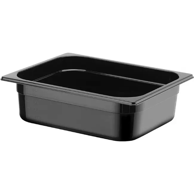 HENDI GN 1/2 container COOL – GN 1/2 – 6,1L – Zwart – 325x265x(H)100mm