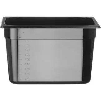 HENDI GN 1/2 container COOL – GN 1/2 – 11,9L – Zwart – 325x265x(H)200mm