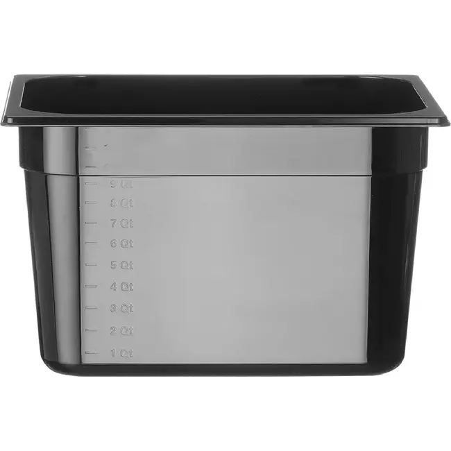 HENDI GN 1/2 container COOL – GN 1/2 – 11,9L – Zwart – 325x265x(H)200mm