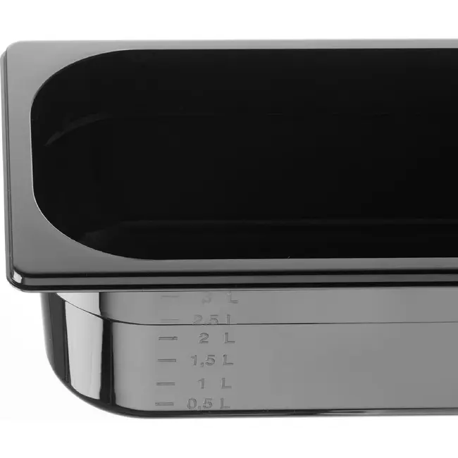 HENDI GN 1/3 container COOL – GN 1/3 – 3,8L – Zwart – 325x176x(H)100mm