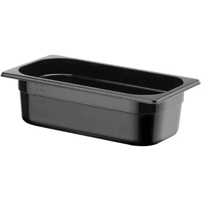 HENDI GN 1/3 container COOL – GN 1/3 – 3,8L – Zwart – 325x176x(H)100mm