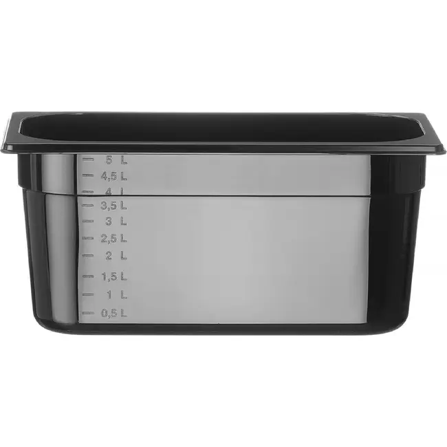 HENDI GN 1/3 container COOL – GN 1/3 – 5,5L – Zwart – 325x176x(H)150mm