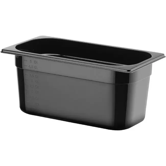 HENDI GN 1/3 container COOL – GN 1/3 – 5,5L – Zwart – 325x176x(H)150mm