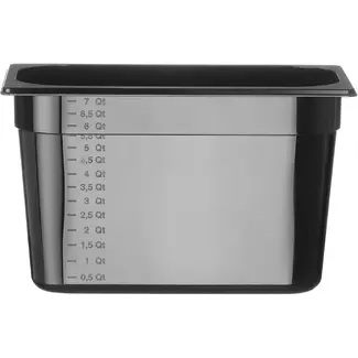 HENDI GN 1/3 container COOL – GN 1/3 – 7,1L – Zwart – 325x176x(H)200mm