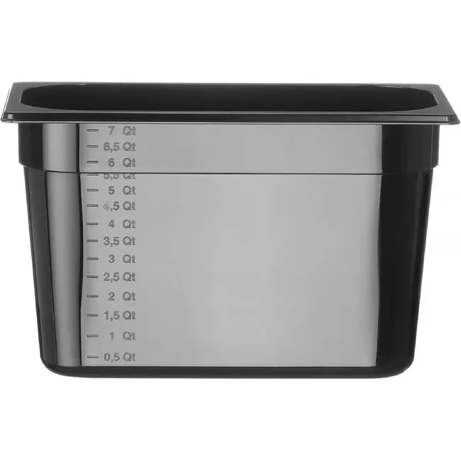 HENDI GN 1/3 container COOL – GN 1/3 – 7,1L – Zwart – 325x176x(H)200mm