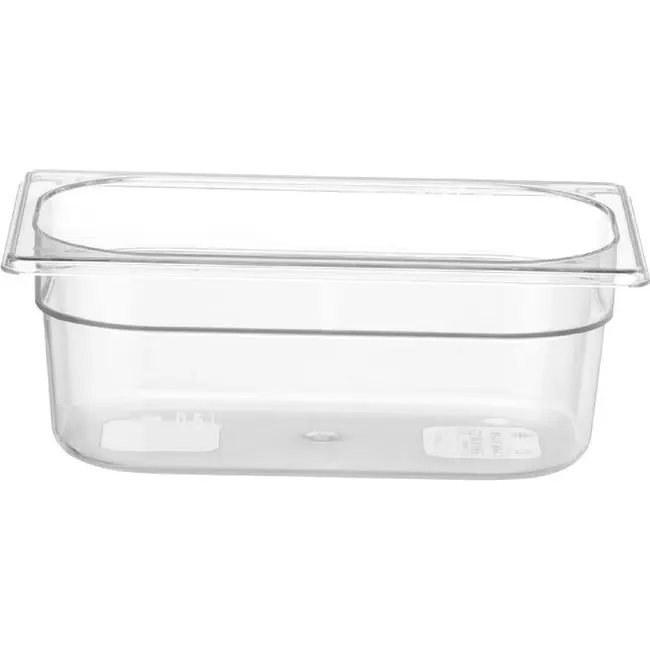 HENDI GN 1/4 container COOL – GN 1/4 – 2,6L – Transparant – 265x163x(H)100mm