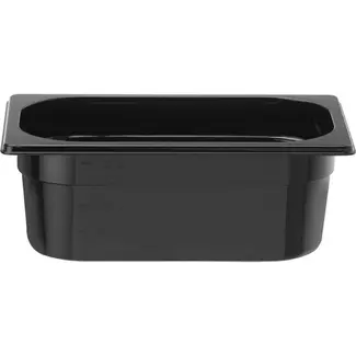HENDI GN 1/4 container COOL – GN 1/4 – 2,6L – Zwart – 265x163x(H)100mm