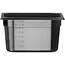 HENDI GN 1/4 container COOL – GN 1/4 – 3,8L – Zwart – 265x163x(H)150mm