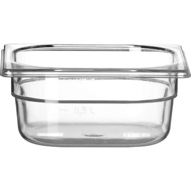 HENDI GN 1/6 container COOL – GN 1/6 – 1L – Transparant – 176x162x(H)65mm