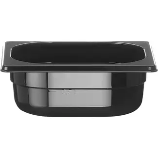 HENDI GN 1/6 container COOL – GN 1/6 – 1L – Zwart – 176x162x(H)65mm