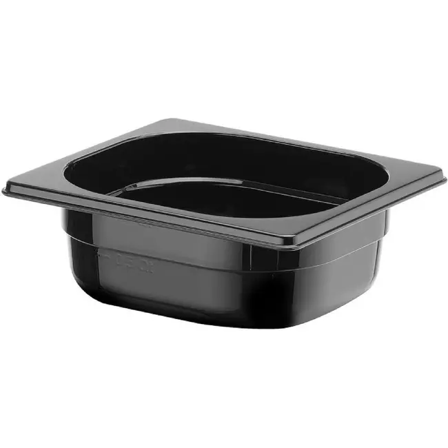 HENDI GN 1/6 container COOL – GN 1/6 – 1L – Zwart – 176x162x(H)65mm