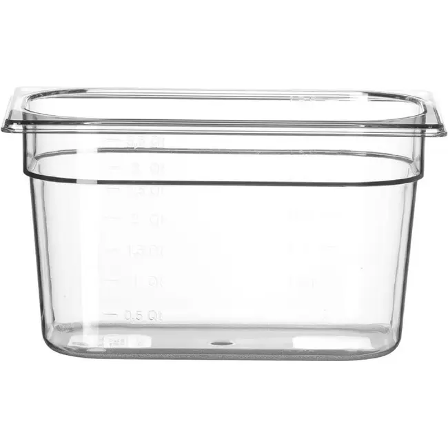 HENDI GN 1/4 container COOL – GN 1/4 – 3,8L – Transparant – 265x163x(H)150mm