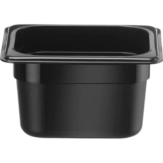 HENDI GN 1/6 container – Kitchen Line – GN 1/6 – 1,4L – Zwart – 175x160x(H)100mm