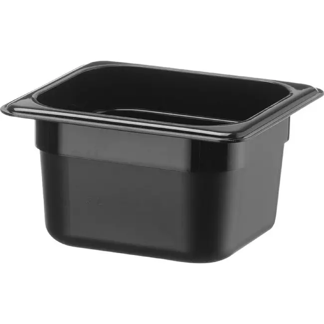 HENDI GN 1/6 container – Kitchen Line – GN 1/6 – 1,4L – Zwart – 175x160x(H)100mm