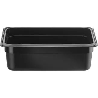 HENDI GN 1/2 container – Kitchen Line – GN 1/2 – 5,7L – Zwart – 325x265x(H)100mm