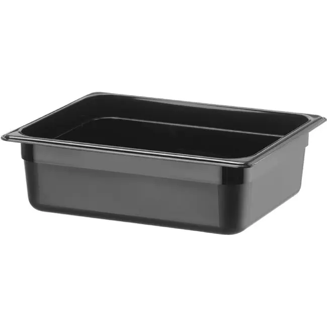 HENDI GN 1/2 container – Kitchen Line – GN 1/2 – 5,7L – Zwart – 325x265x(H)100mm