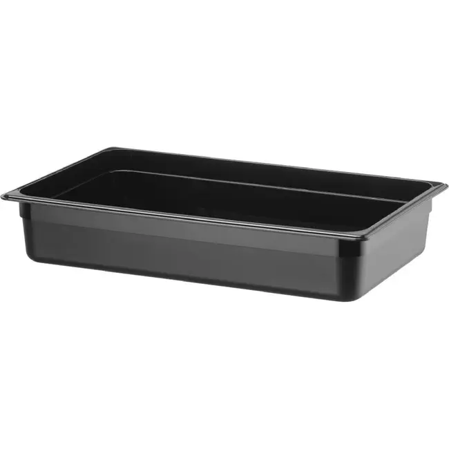 HENDI GN 1/1 container – Kitchen Line – GN 1/1 – 12L – Zwart – 530x325x(H)100mm