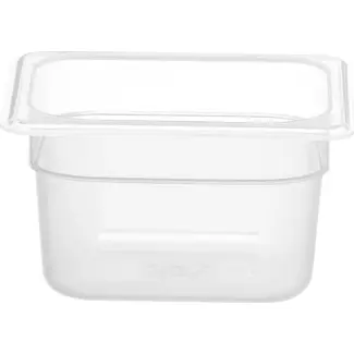 HENDI GN 1/6 container – Kitchen Line – GN 1/6 – 1,4L – Transparant – 175x160x(H)100mm