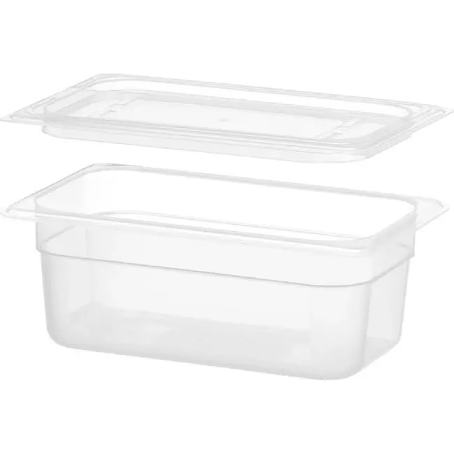 HENDI GN 1/4 container – Kitchen Line – GN 1/4 – 2,4L – Transparant – 265x160x(H)100mm