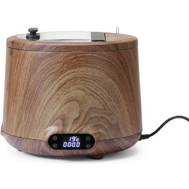 HENDI Soepketel UNIQ – designed by Robert Bronwasser – Hout – 230V/500W – Ø 365x(H)325mm