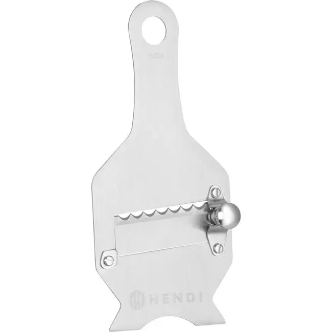 HENDI Truffelschaaf – Gekartelde snede. – Zilver – 175x83mm