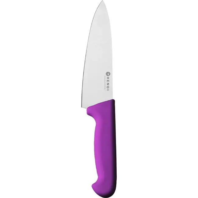 HENDI Koksmes – 200 mm – HACCP – Profi Line – Paars – (L)335mm