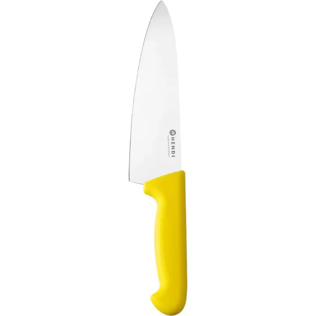 HENDI Koksmes – 200 mm – HACCP – Profi Line – Geel – (L)335mm