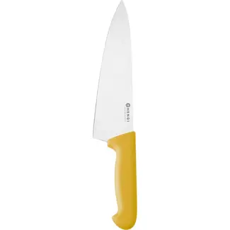 HENDI Koksmes – 250 mm – HACCP – Profi Line – Geel – (L)383mm