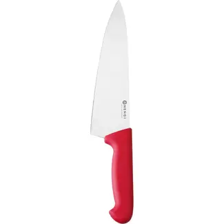 HENDI Koksmes – 250 mm – HACCP – Profi Line – Rood – (L)383mm