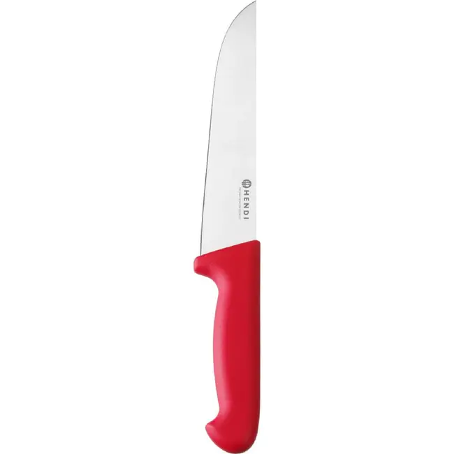 HENDI Slagersmes – 200 mm – HACCP – Rood – (L)331mm