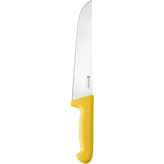 HENDI Slagersmes – 250 mm – HACCP – Profi Line – Geel – (L)381mm