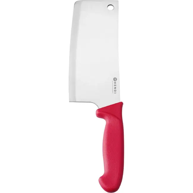 HENDI Hakmes – 180 mm – HACCP – Profi Line – Rood – (L)327mm