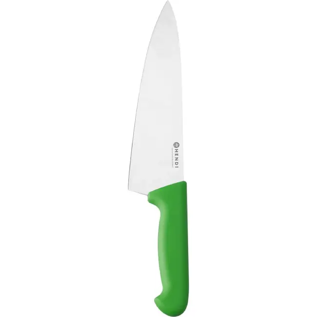 HENDI Koksmes – 250 mm – HACCP – Profi Line – Groen – (L)383mm