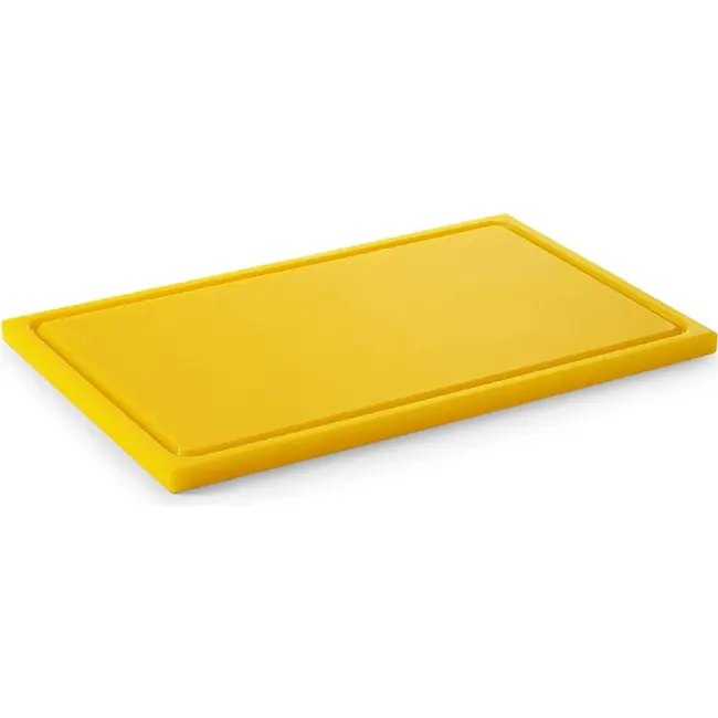 HENDI Snijplank HACCP GN 1/1 – Geel – 530x325mm – Rechthoekig