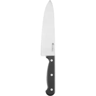 HENDI Koksmes 200 mm – gestanst – Profi Line – Zwart – (L)340mm
