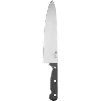 HENDI Koksmes 250 mm – gestanst – Profi Line – Zwart – (L)385mm