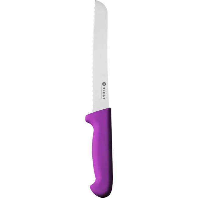 HENDI Broodmes – 200 mm – HACCP – Profi Line – Paars – (L)340mm