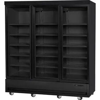 Arktic Displaykoeler 1075 l zwart met 15 schappen en Low-E beglazing