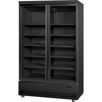 Arktic Displaykoeler 697 l zwart met 10 schappen en Low-E beglazing