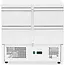HENDI Koelwerkbank – 4 laden – 97L – Zilver – 230V/220W – 900x700x(H)868mm