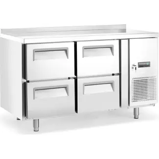 Arktic Koelwerkbank – 4 laden – Profi Line – 90L – Zilver – 230V/250W – 1360x700x(H)840mm