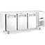 HENDI Koelwerkbank – 3-deurs – Profi Line – 334L – 230V/400W – 700x1795x(H)839mm