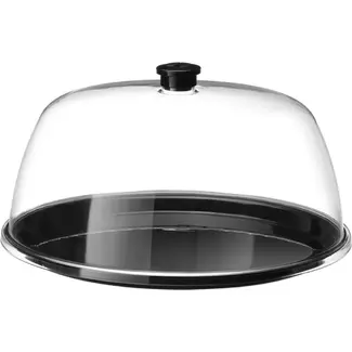 HENDI Buffetdisplay rond Ø 300 mm met transparant deksel en handgreep