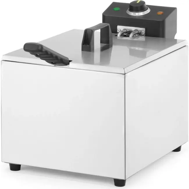 HENDI Friteuse – Budget Line – GN 1/2 – 8L – Zilver – 230V/3500W – 267x407x(H)308mm