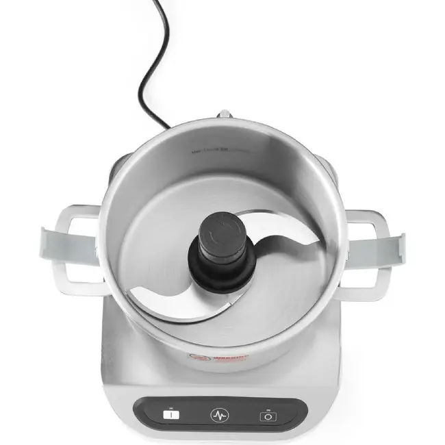 HENDI Bowl cutter – elektrisch – Profi Line – 5 kg – Zilver – 230V/800W – 377x350x(H)520mm
