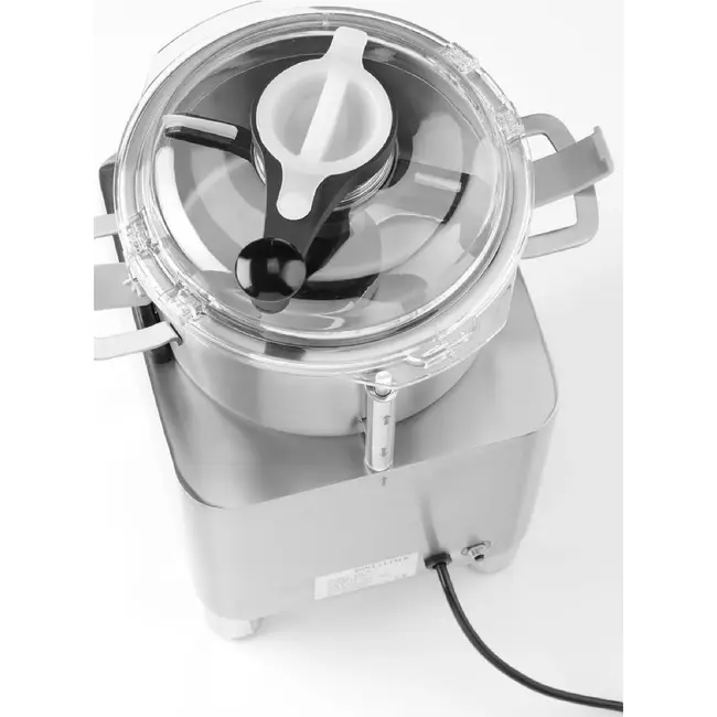HENDI Bowl cutter – elektrisch – Profi Line – 8 kg – Zilver – 230V/800W – 377x350x(H)586mm