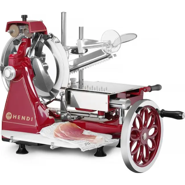 HENDI Snijmachine – handmatig RETRO 300 – Rood – 720x600x(H)740mm
