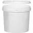 HENDI Emmer – Bedrukbaar/etiketteerbaar oppervlak: 645×160 mm – 5,8L – Wit – Ø 260x(H)195mm