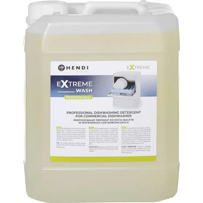 HENDI Extreme Wash Professionele afwasmiddel voor commerciële vaatwassers – 10 L
