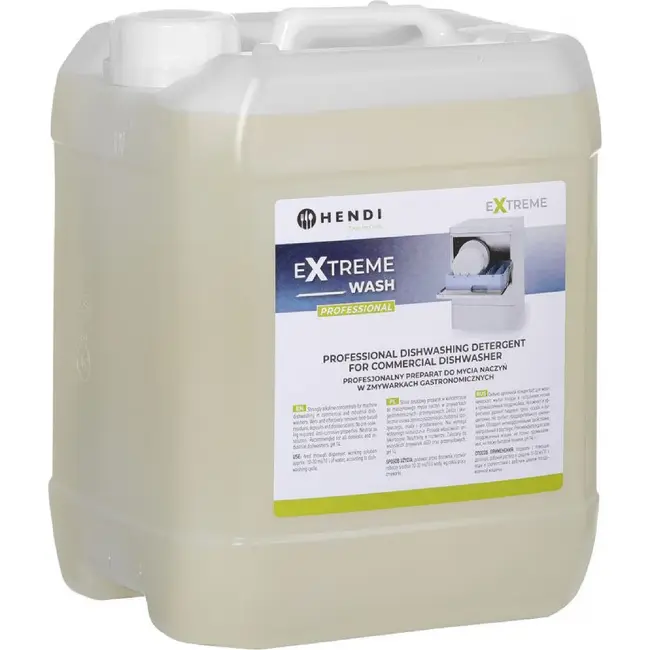 HENDI Extreme Wash Professionele afwasmiddel voor commerciële vaatwassers – 10 L